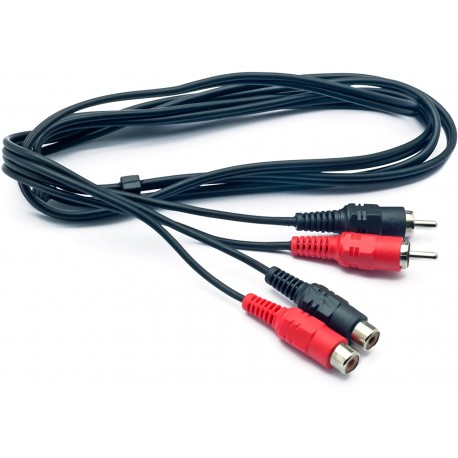 GBL Cable Extensor 2xRCA/2xRCA 3 metros