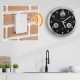 Bresser Reloj de Pared MyTime Negro datos In / Out