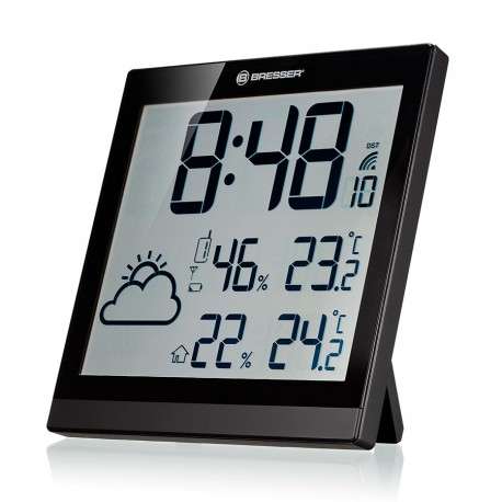 BRESSER ClimaTemp JC LCD Reloj meteorológico