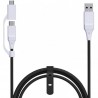 Raptor Gaming CC200 - Cable USB para mandos PS5 y PS4